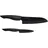 Kyocera SHIN Messerset 2-tlg. Gemüsemesser/Santokumesser 18 cm Schwarz