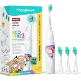 happybrush ECO VIBE KIDS Agnes + 3 Refills weiß