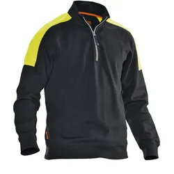 Jobman Sweatshirt 5401 Schwarz/Gelb - XL