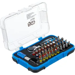 BGS Color-Bit-Satz | mit Bit-Knarre | Antrieb Außensechskant 6,3 mm (1/4"") | 43-...