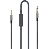 Audiokabel-Ersatz, kompatibel mit JBL Synchros S300 S300I S300a S500 S700 S400BT J56BT E40BT E30 E40 E50BT S400BT Kopfhörer und Samsung Galaxy Android mit integriertem Mikrofon und Lautstärkeregler