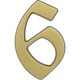 Alpertec Hausnummer 6 Bronze Hausnummern Hausnummerschild - Alpertec