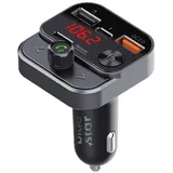 COFI 1453 Audio Adapter Zigarettenanzünder - Sender FM QC3.0 30W AutoStream BT84B schwarz