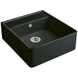 Villeroy & Boch Spülstein Einzelbecken ebony + Excenterbetätigung