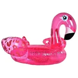 Swim Essentials Schwimmring Flamingo  (137 x 142 cm, Neon-Pink)