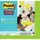 Post-it Super Sticky Big Notes Jumbo-Haftnotizen extrastark BN11-EU gelb, 1 Block