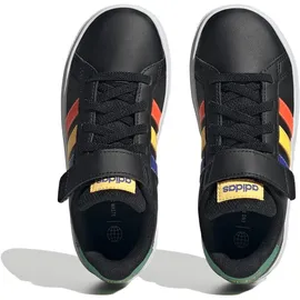 adidas Grand Court 2.0 Kids Core Black / Lucid Blue / Court Green 29