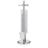 Kela Toilettengarnitur KEN mit Ersatzrollenhalter Metall glänzend 73,0cm 22,0cmØ