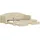 vidaXL Tagesbett 80 x 200 cm Creme