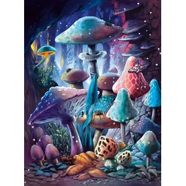 Ravensburger Erwachsenenpuzzle 500 Teile - Pilze im Mondschein