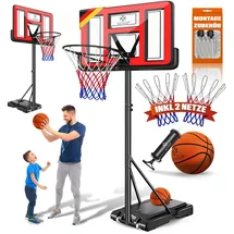 Kesser Basketballkorb 160-210 cm Rot