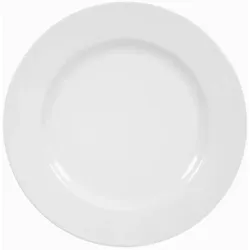 Speiseteller rund 25 cm - Seltmann Weiden Rondo_Liane - Dekor weiß - 1 Stück