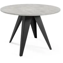 Feldmann-Wohnen Gerda Ø 90 cm Bellato grau/schwarz