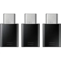 Samsung USB-C auf Micro USB Adapter 3er Pack Schwarz