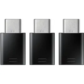 Samsung USB-C auf Micro USB Adapter 3er Pack Schwarz