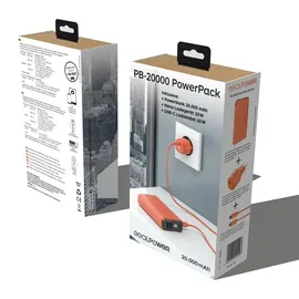Realpower PB-20000 Power Pack Orange