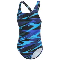 Speedo Hyperboom Allover Medalist Badeanzug - Cobalt Pop -