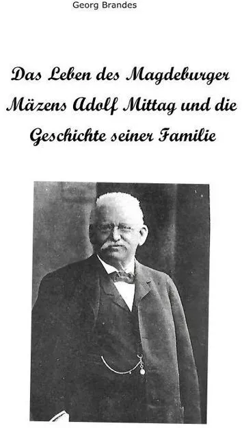 Das Leben Des Magdeburger Mäzens Adolf Mittag Und Die Geschichte Seiner Familie - Georg Brandes  Kartoniert (TB)