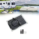 Tragbares 15w 18v Monokristallines Solarmodul Mit Photovoltaikanschlüssen Für Auto, Boot Und Camping