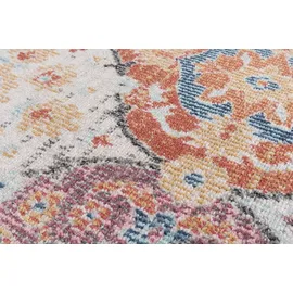 The CarPET Palma Outdoor-Teppich Ø 120 cm mehrfarbig