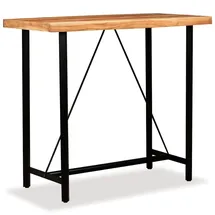 vidaXL Bartisch 120 x 60 x 107 cm Braun