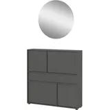 Germania GW-Ameca 2.0 Garderoben-Set 110 x 25 x 200 grau
