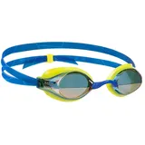 Madwave Record Breaker Rainbow Schwimmbrille Mit Spiegelglas - Lime - One Size