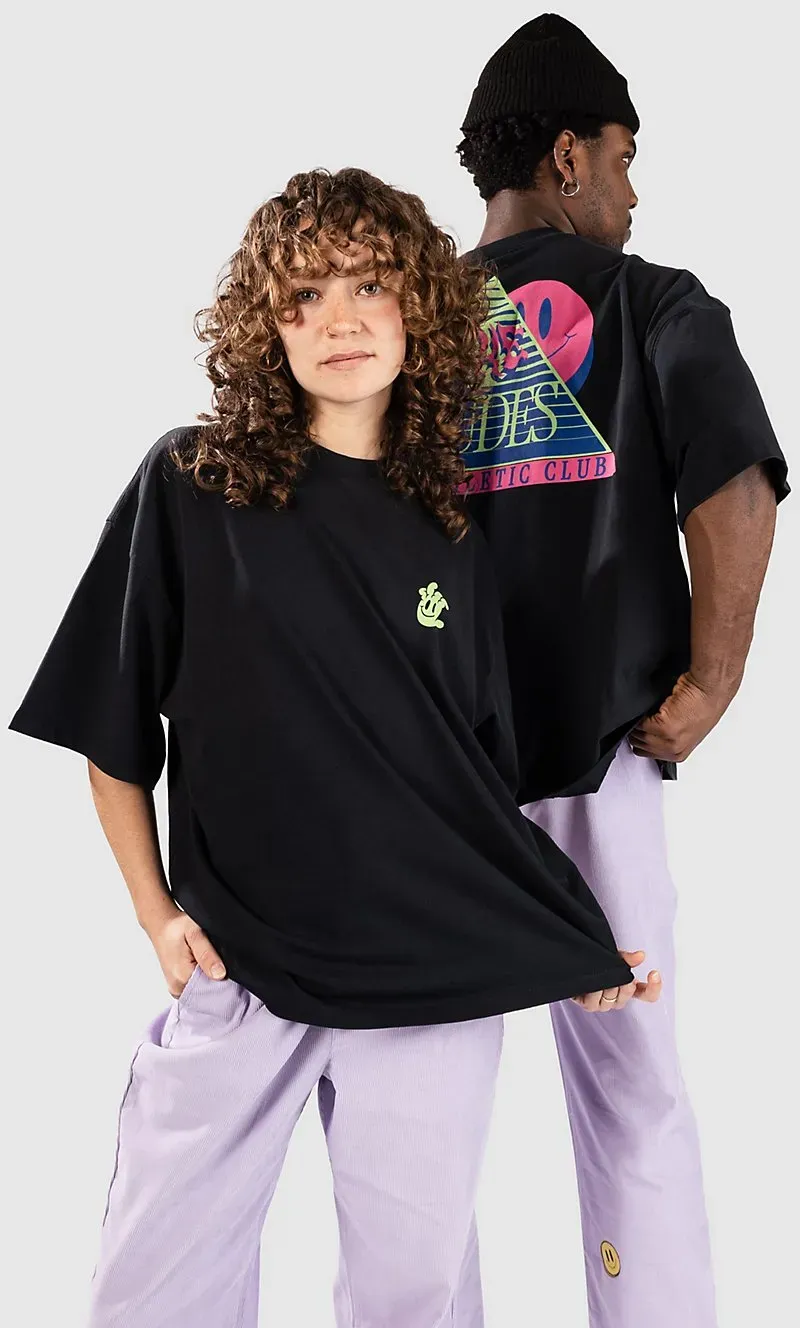 The Dudes Unathletic Club Back Classic Oversize He T-Shirt black Gr. XXL