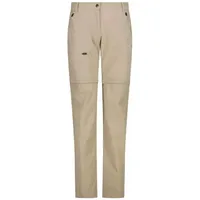 CMP Damen Keilhose WOMAN ZIP OFF PANT, SABBIA, 44
