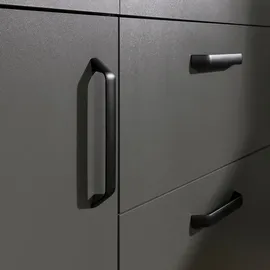 WIHO KÜCHEN Küchenzeile Simi 220 cm grau