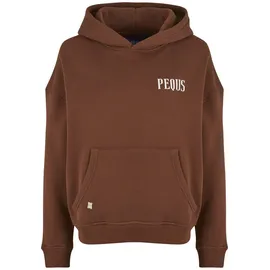 pequs Back Logo Hoodie Braun M