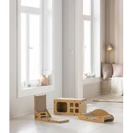 dehner lieblinge Tesoro Kratzmöbel 53,5 x 28 x 28 cm braun