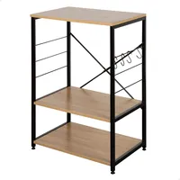 Max Home Vorratsschrank Küchen-Sideboard 60 x 40 x 82 cm Weiß