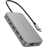 Targus HyperDrive Dual 4K HDMI 10-in-1 USB-C Hub, USB-C 3.0 [Stecker] (HDM1H-GL)