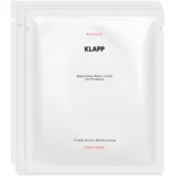 Klapp Cosmetics Hyaluronic Multi Level Triple Action Moisturizing Sheet Mask 3 Stk.