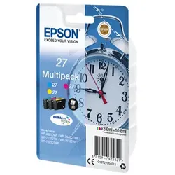 EPSON Inkjetpatronen Nr. 27 c,m,y C13T27054012 Multipack