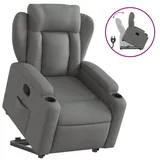 Nettlife Fernsehsessel, Grau, Metall, 77x100x94.5 cm, Wohnzimmer, Sessel, Fernsehsessel