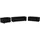 S-Style Couch Cord 3-Sitzer + 2-Sitzer + Sessel Schwarz
