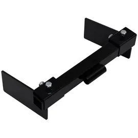 vidaXL Anbausatz Schneepflugadapter für Rasentraktor Schwarz
