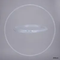 Hula Hoop Rohling, PP (Polypropylen) 16mm, Transparent, Ø90cm