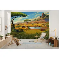 KOMAR Disney The Lion King Savanna grün,