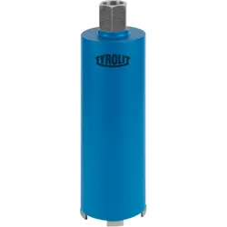 TYROLIT Trockenbohrkronen DxTxY/AUFN 62x250x11/4" DDL-HH | in TGD-Technologie, Form: HOHLT, Art. 34074212
