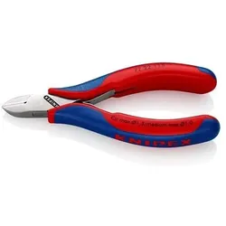 Knipex Elektronikseitenschneider L.115mm Form 2 Facette nein 2K-Hülle spiegelpol.