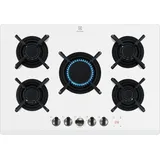 Electrolux KGG753753W, Weiß, Integriert, 75 cm, Gaskochfeld, Glas, 5 Zone(n) - Weiß