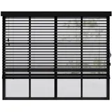 cocoon home concepts Holz-Jalousie 220 x 175 cm Schwarz
