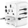 Offgridtec Reiseadapter Universal Weltweit 2x USB-A und 2x USB-C Weiss