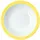 Waca 1926 Suppenteller Kunststoffteller 600 ml Dm 205 mm, gelb