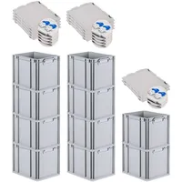 Proregal SuperSparSet 10x Eurobox NextGen Grip mit Scharnierdeckel und