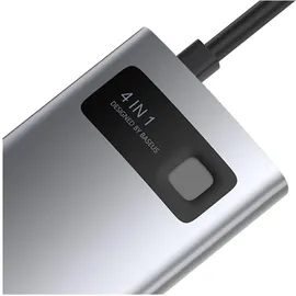 Baseus Metal Gleam Series 4-in-1 USB-C Hub,