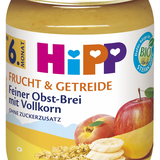 HiPP Bio Frucht & Getreide Feiner Obst-Brei mit Vollkorn 250 g